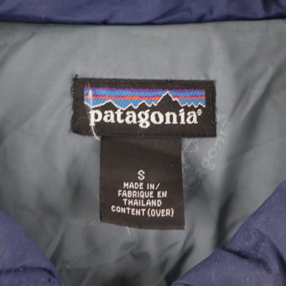 Vintage Patagonia Puffer Parka Jacket Olive Green - Picture 4 of 11